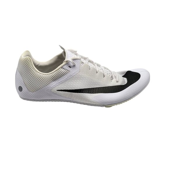Nike Zoom Rival Sprint Track Spikes White/Black DC8753-100‎ Size 12.5 Mens - Picture 1 of 11